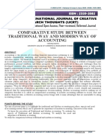 Comparative Study Between Traditional Way and Modern Way of Accounting