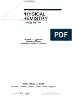 Sample For Physical Chemistry 6th Edition by Robert Alberty