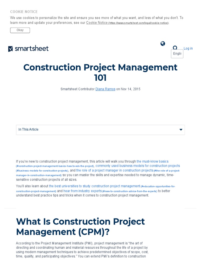 Beginner's Guide To Construction Project Management | PDF | Construction  Management | Project Management