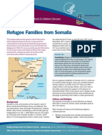 Cultural Info on Somali Refugee Families