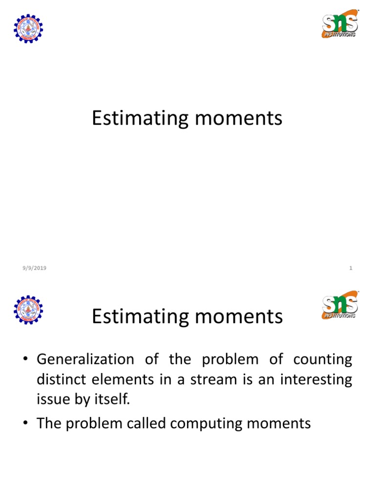 Estimating Moments | PDF