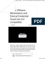 Solusi VMware Workstation and Device-Credential Guard Are Not Compatible - Rona Ariyolo