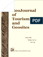 GeoJournal of Tourism and Geosites