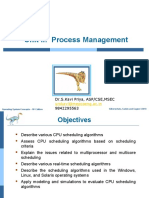 Unit II: Process Management: Dr.S.Kavi Priya, ASP/CSE, MSEC 9842295563