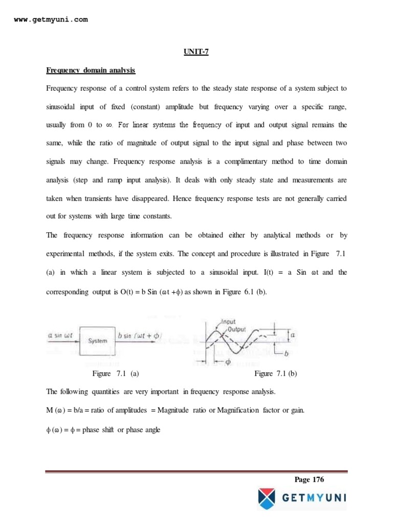 Frequency Domain Analysis in Control Systems | PDF | Bandwidth (Signal ...