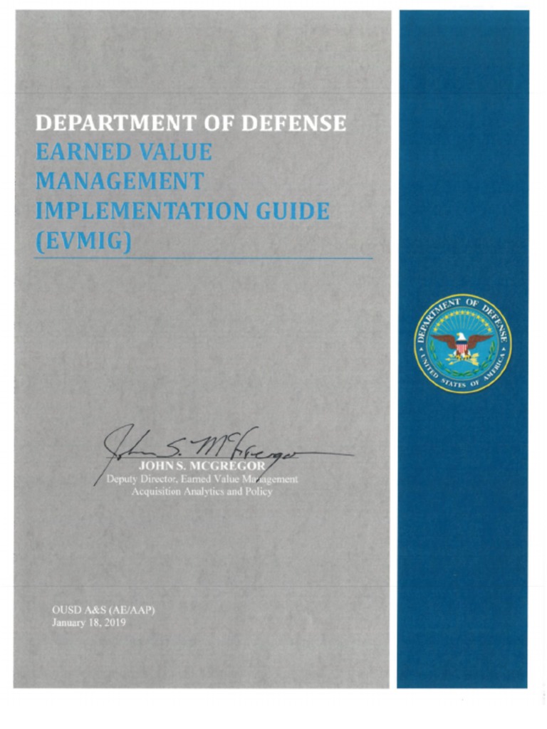 DOD Earn Value Management Implementation Guide | PDF | Enterprise ...