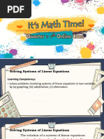 7th-Online-Class-Solving Problems Involving System of Linear Equation in Two Variables