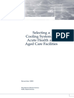 Selecting A Cooling System For Acute Health and Aged Care Facilities