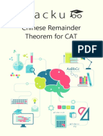 Chinese Remainder's Theorem