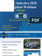 Singapore - Selective H2S Absorption Webinar - Bryan Research and Engineering