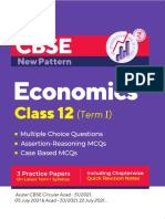CBSE New Pattern Economics Clas - Satyabroto Roy