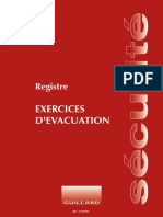 Modèle Registre Exercices D'évacuation