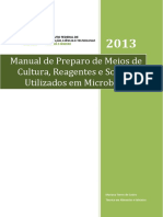 Manual de Preparo de Meios de Cultura e Soluoes Para Microbiologia