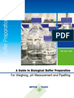 A Guide To Biological Buffer Preparation: For Weighing, PH Measurement and Pipetting