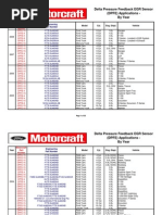 EGR DPFE Ford Cross Ref Tool