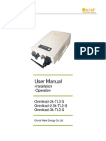 User Manual: - Installation - Operation