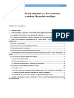 Methodologie de Recherche Documentaire Et Ressources Disponible en Ligne Sc Vf