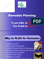 Ramadan Planning: If You FAIL To You PLAN To
