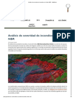 Análisis de Severidad de Incendios Con Índice NBR