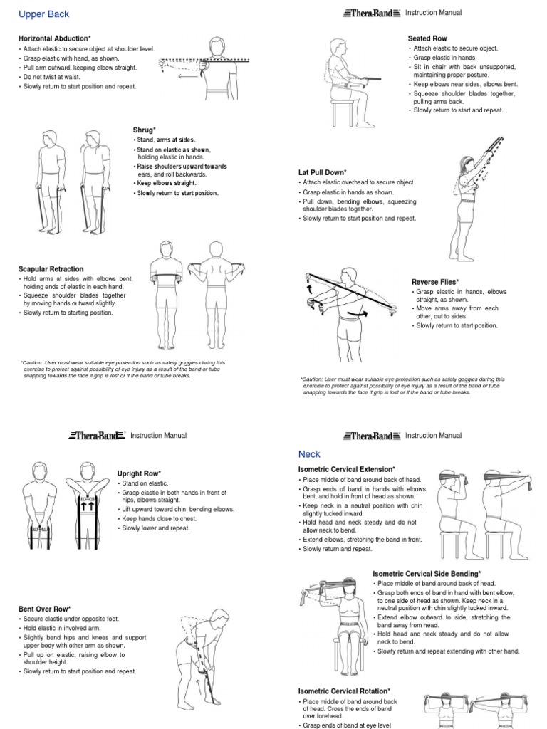 Theraband exercises for arms deals