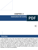 Chapter-2: Estimation & Costing