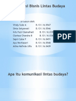 Komunikasi Bisnis Lintas Budaya