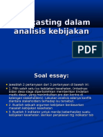 Forecasting Dalam Analisis Kebijakan - Ayun Sriatmi