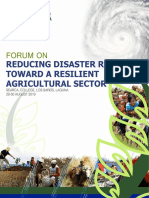 SEARCA Forum On Reducing Disaster Risks Towards A Resilient Agricultural Sector