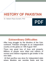 History of Pakistan: Dr. Saleem Raza Qureshi, PHD