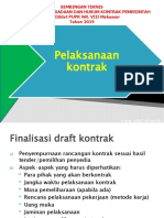 Materi 3 - Pelaksanaan Kontrak