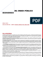 Derecho de propiedad y orden público económico