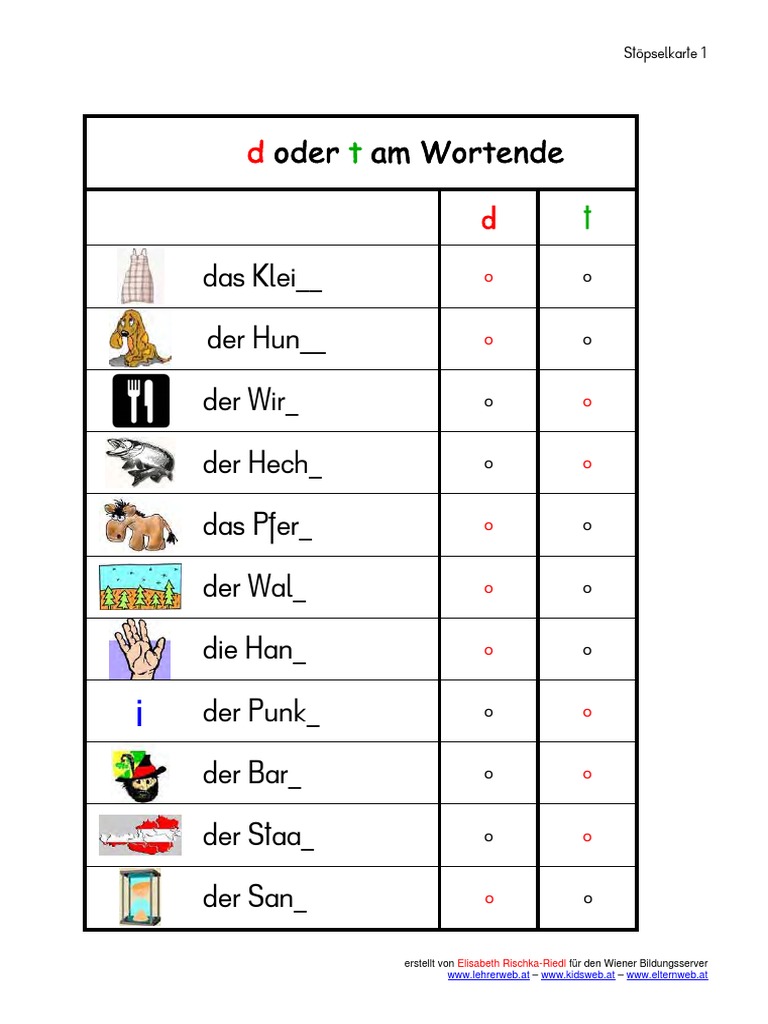 D T Am Wortende | PDF