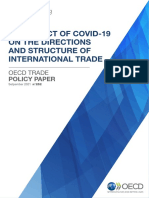 The Impact of Covid-19 On The Directions and Structure of International Trade