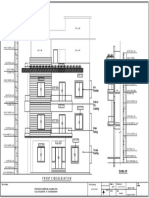 Front Side Elevation: Box Window