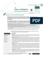 Evaluación de Los Anuncios de Alimentos Procesados y Ultraprocesado (Artículo)