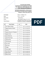 Absensi Pancasila D3 Keperawatan