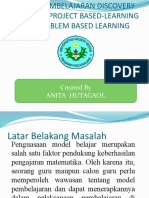 Model Pembeljaran Discovery, Project Based and Problem Based