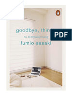 Goodbye, Things: On Minimalist Living - Fumio Sasaki