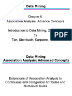 Association Analysis: Advance Concepts Introduction To Data Mining, 2 Edition by Tan, Steinbach, Karpatne, Kumar