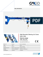 Operating and Assembly Instructions: Wall-Mounted Slewing Jib Crane WSK GW L S Lewing Range 180° Bis 270°