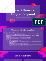 Internet Browser Project Proposal by Slidesgo