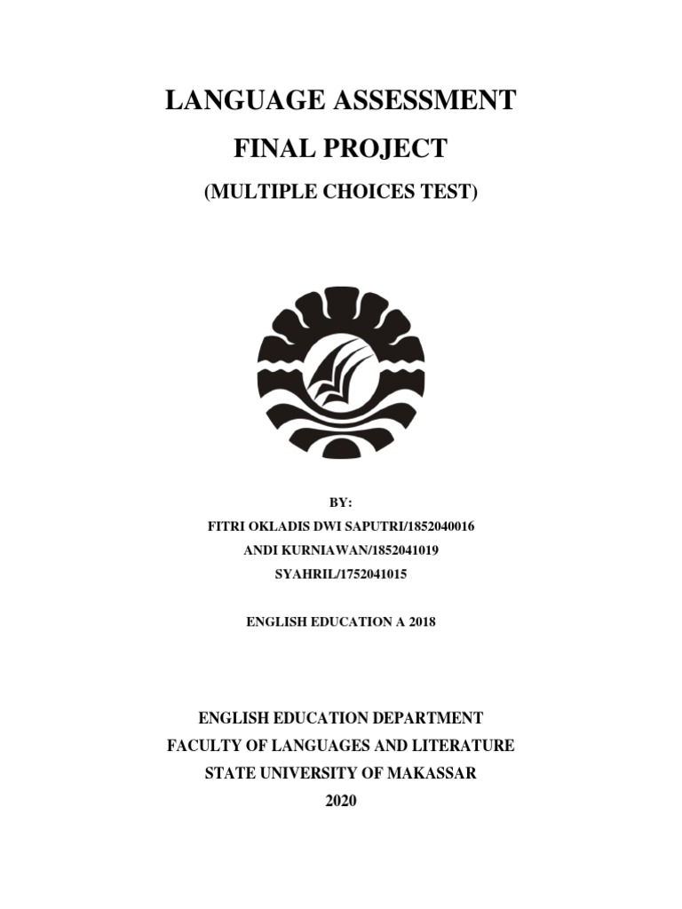 Language Assessment Final Project | PDF | Language Education | Learning