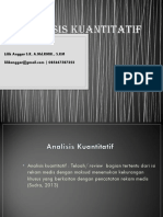 Pertemuan Ke-4 PLRM - Analisis Kuantitatif (IMR Dan DMR)