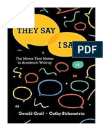 They Say / I Say: The Moves That Matter in Academic Writing (Fourth Edition) - Gerald Graff