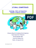 Cultural Competence Manual