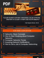 Learn Basics and Be Certified Gear Up With Trends To Learn Computer Networking