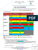 Avis Reinscriptions Doctorants