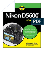 Nikon D5600 For Dummies (For Dummies (Computer/Tech) ) - Julie Adair King