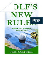 GOLF'S NEW RULES: A HANDY FAST REFERENCE EFFECTIVE 2019 - Coaching