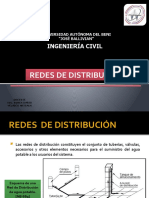 Red de distribución de agua potable UABB